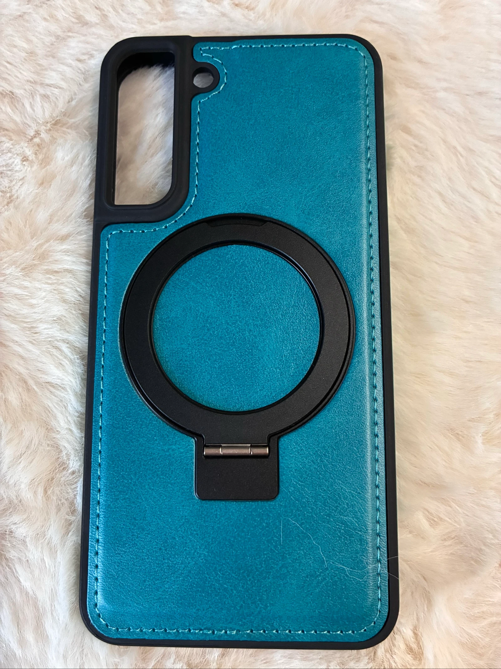 Coque MOBESV pour Samsung Galaxy S22 Plus – Bleue Émeraude